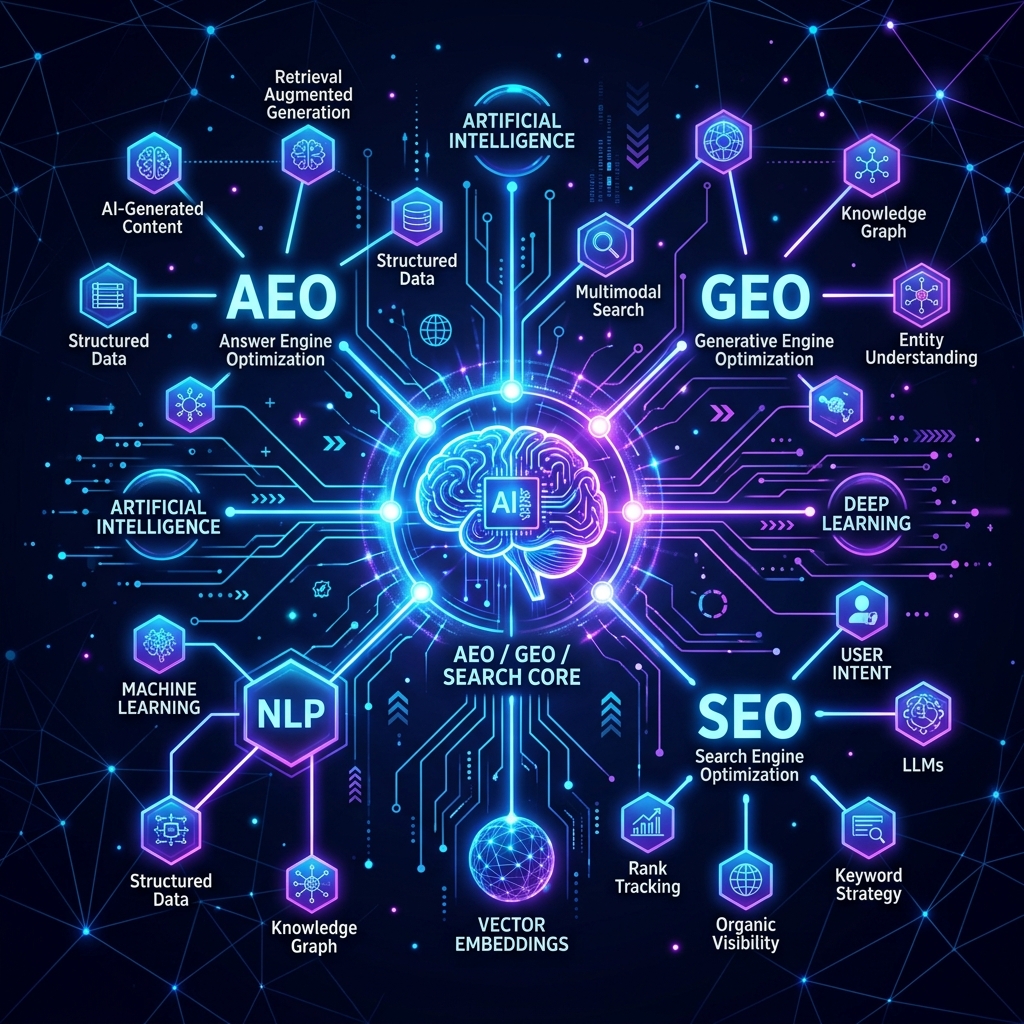 The Future of Search: Understanding SEO, AEO, and GEO in 2026